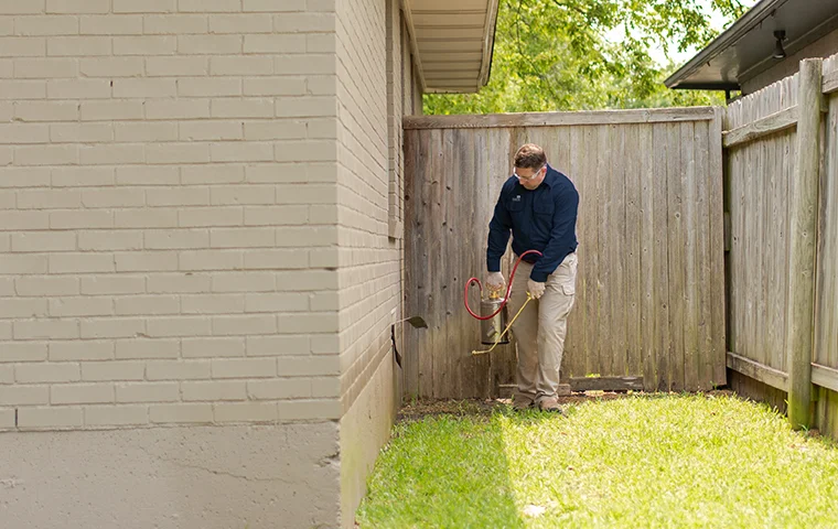Yellow jacket wasps showing aggressive behavior near nest