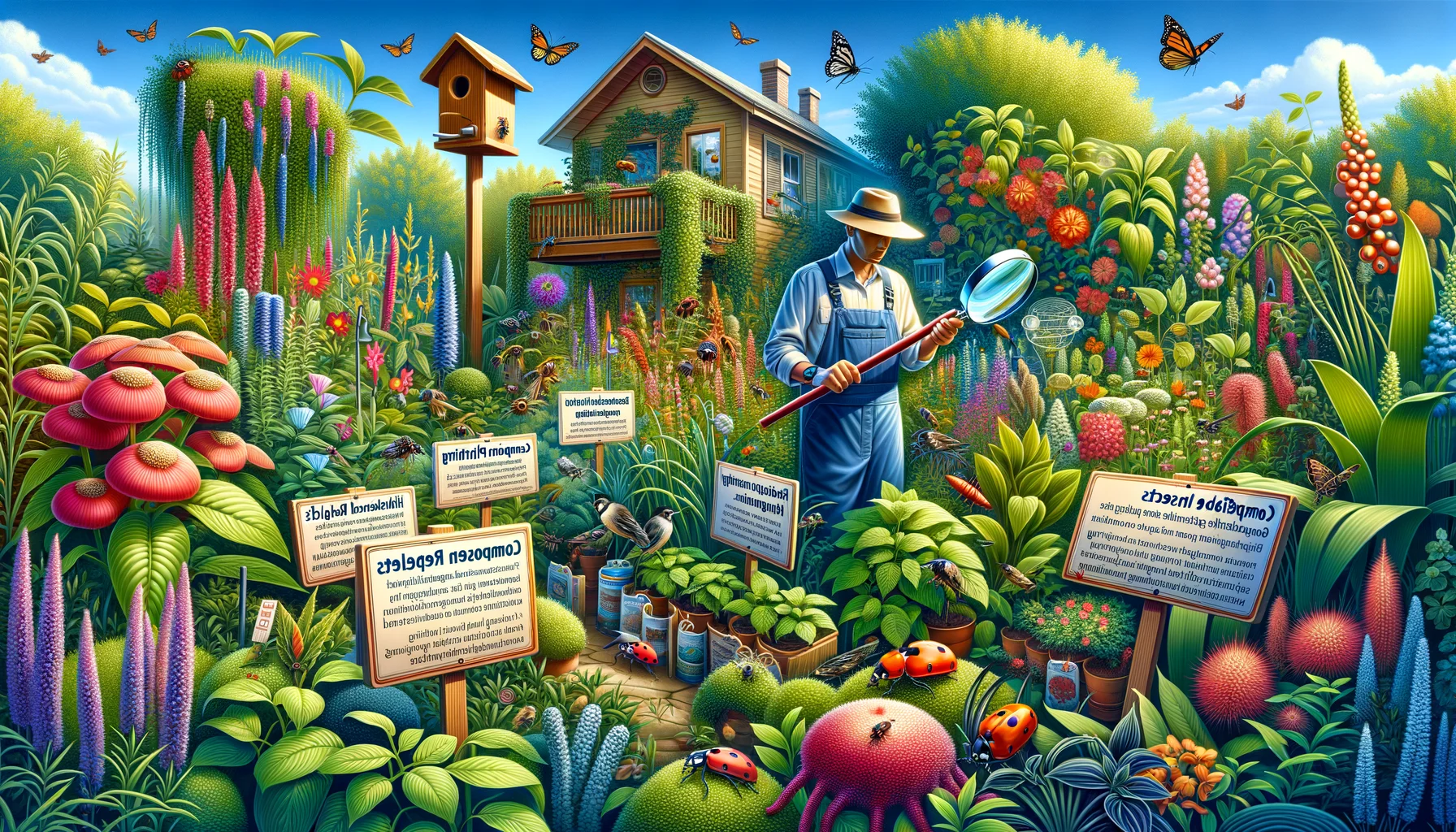 Garden millipede management