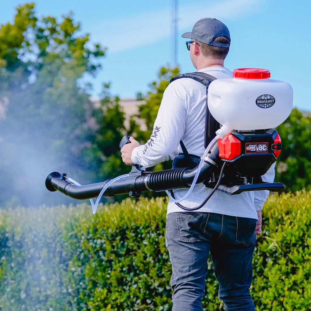 Mosquito control treatment in Florida backyard