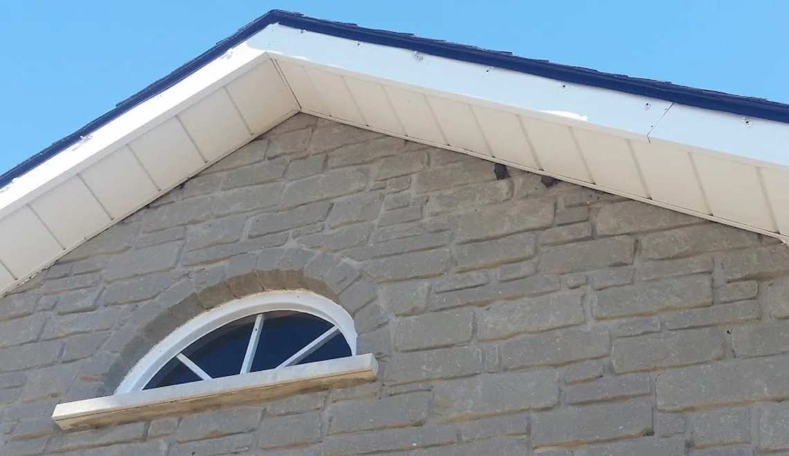 Wildlife exclusion work on rural property building