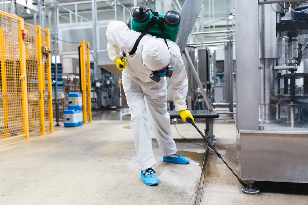 Warehouse facility maintenance for pest prevention
