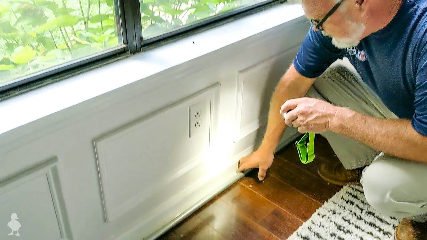 Termite inspection in townhome complex